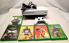 Console Xbox One S branco 1TB modelo 1681 testado - controle/cabos e 5 jogos* comprar usado  Enviando para Brazil