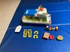 Used, VINTAGE 1972 FISHER PRICE LITTLE PEOPLE HAPPY HOUSE BOAT #985 Almost SET for sale  Shipping to South Africa