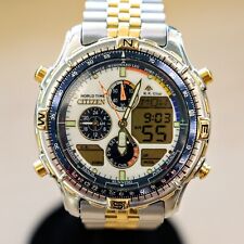 Relógio Citizen Navisurf Promaster World Time C320-Q000524 branco analógico e digital, usado comprar usado  Enviando para Brazil