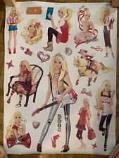 Used, Barbie Wall Stickers— Vinyl Decals—Pell & Stick Removable Decor-NEW!! (STYLE B) for sale  Shipping to South Africa