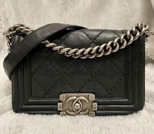 Chanel black quilted for sale  Rego Park