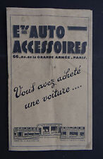 Publicité auto accessoires d'occasion  Nantes