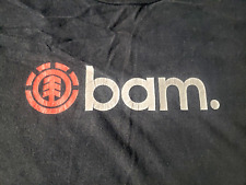 Vintage Element BAM Margera T-shirt mens medium large skateboard early 2000s for sale  Shipping to South Africa