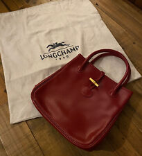 Vintage longchamp leather for sale  LEATHERHEAD