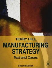 Manufacturing strategy texts for sale  UK