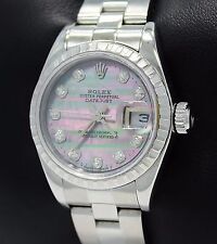 Rolex Datejust 79240 diamante taitiano mostrador esfregão data ostra relógio feminino ESTADO PERFEITO comprar usado  Enviando para Brazil