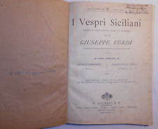 Vespri siciliani g.verdi usato  Volpiano