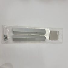 Ikea BITNIK 800.571.39 aluminum brush nickel door handles 6 5/16", used for sale  Shipping to South Africa