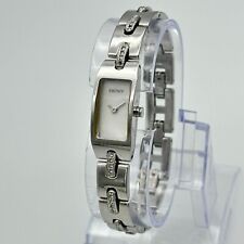 Relógio feminino DKNY todo em aço inoxidável tom de prata pulseira pequena, 13mm NY3366 comprar usado  Enviando para Brazil