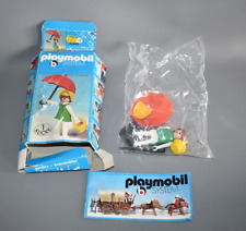 Playmobil Klicky Figur Mädchen Regenschirm & Korb grün in Ovp vintage neu #A3 comprar usado  Enviando para Brazil