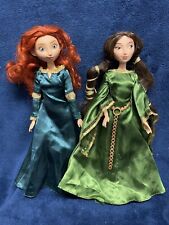 Disney Store Brave Queen ELINOR MERIDA Doll Articulated Mom for sale  Shipping to South Africa
