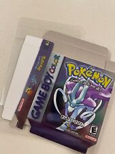 POKEMON CRYSTAL - NINTENDO GAME BOY COLOR GBC - APENAS CAIXA + PROTETOR comprar usado  Enviando para Brazil