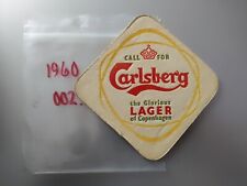 Carlsberg brewery beermat. for sale  KEIGHLEY