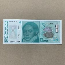 Usado, Años 80 Argentina 1 Austral Billete de Libertad Moneda Papel Moneda Memorables  segunda mano  Embacar hacia Argentina