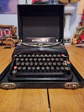 Used, Beautiful 1930's Remington Rand 5  Portable Typewriter With Case NEEDS SERVICE  for sale  Shipping to South Africa