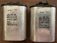 Two GE 14uf 330VAC Capacitors #97F6011, used for sale  Shipping to South Africa