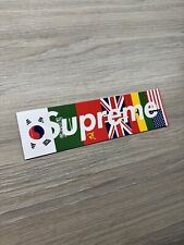 Supreme flags box for sale  WAKEFIELD