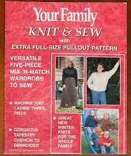 Family knit sew for sale  NOTTINGHAM