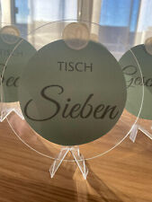 Plexiglas schilder tischnummer gebraucht kaufen  Altdorf