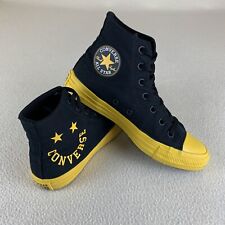 Converse All Star Unisex Talla M5.5 W7.5 HI Top Amarillo/Negro Estilo 168117F segunda mano  Embacar hacia Argentina