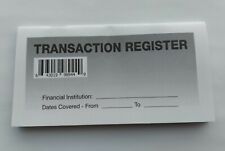 Checkbook transaction register for sale  Milwaukee