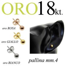 Orecchino pallina 4mm usato  Varese