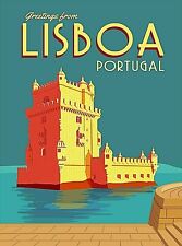 Lisbon portugal retro for sale  La Verne