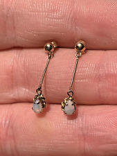 opal earrings 9ct gold for sale  BRIGHTON