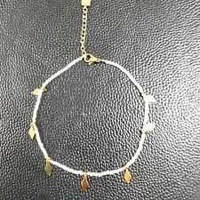 Bracelet cheville perles d'occasion  Villiers-sur-Marne