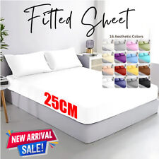 Lençóis de cama extra profundos 25 cm solteiro casal king size super king size comprar usado  Enviando para Brazil