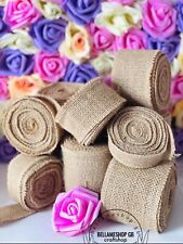 Natural hessian ribbon for sale  PORTSMOUTH