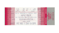 1987 David Bowie Glass Spider Tour com X Ingresso de Concerto Completo Não Usado Autêntico comprar usado  Enviando para Brazil