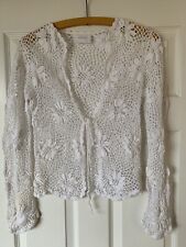 Ladies White Long Sleeved Cardigan/shrug Principles Size 8 for sale  Shipping to South Africa