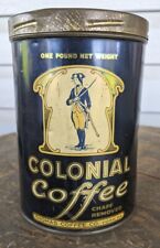 Usado, Antiga lata de café colonial Thomas Coffee Co York Pa comprar usado  Enviando para Brazil
