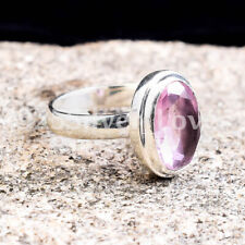 Anillo de plata esterlina 925 de piedra preciosa kunzita rosa joyería del día de San Valentín MP-109, usado segunda mano  Embacar hacia Argentina