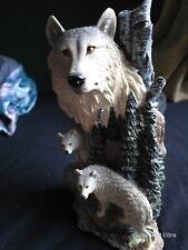 Wolf figur dekoration gebraucht kaufen  Freudenberg