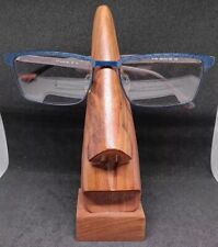 Used, Wooden Spectacle Eyeglass Glasses Holder Spec Display Stand Holder Nose Shaped  for sale  Shipping to South Africa