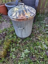 Vintage galvanized dustbin for sale  NEWCASTLE UPON TYNE