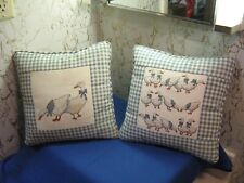 Needlepoint pillows country for sale  USA
