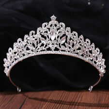 5.5cm Tall Crystal Large Wedding Queen Princess Prom Tiara Crown 5 Colours for sale  Shipping to South Africa