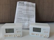 Woods 50007/50027 Indoor 24-Hour Digital Plug-in Timer 2 Pack for sale  Shipping to South Africa