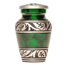 Keepsake Urns for Human Ashes | Cremation Urns Carefully Handcrafted- Green for sale  Miami
