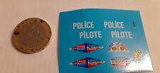 Decalcomanie decals police d'occasion  Lillers