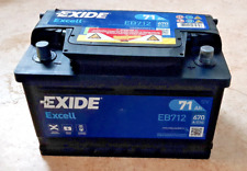 Exide Excell EB712 Autobatterie  12 Volt / 71 Ah  670A *kein Pfand* Restgarantie comprar usado  Enviando para Brazil