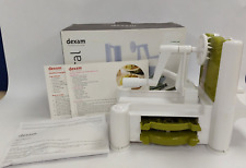 Dexam Spiral 3 Blade Spiraliser White Green  Boxed N6 P480, used for sale  Shipping to South Africa