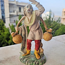 Vintage Italian resin Statue Pastor with Jugs handmade painted for sale  Shipping to South Africa