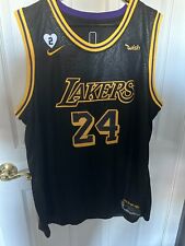 Kobe Bryant Lakers 24 Black Mamba Nike Jersey Lore Series Size: 52 for sale  Shipping to South Africa