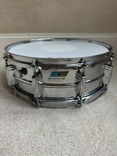 70s Pointy Blue Olive Badge Ludwig 14” x 5” Supraphonic Snare Drum for sale  Shipping to South Africa