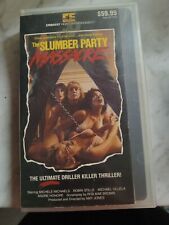 The Slumber Party Massacre Embassy 1985 VHS Horror Cutbox Rental  comprar usado  Enviando para Brazil