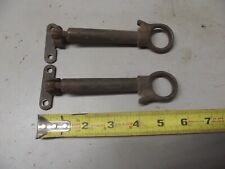 TWO VINTAGE HOOD OR TRUNK FINGER SPRING LOADED HOLD DOWNS HARDWARE used, used for sale  Shipping to South Africa